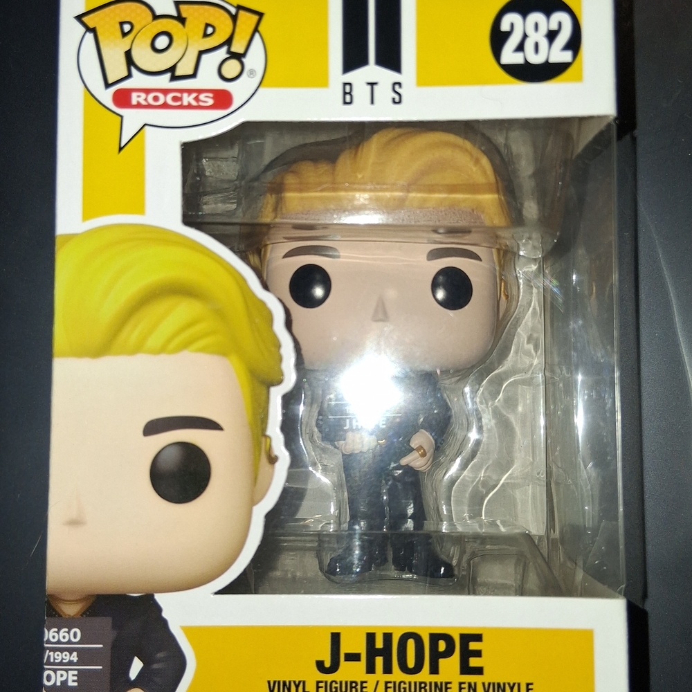 Funko POP! Rocks BTS J-Hope #282 Vinyl Figure - Yellow Hair